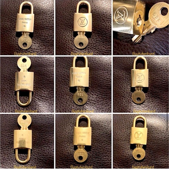 LOUIS VUITTON Lock Key 200 Series (Multiple Options) LV Lock Key AUTHENTIC HTF - Picture 3 of 17